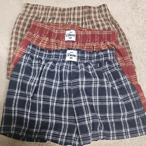SHEIN Pants - 90s Grunge Plaid Boxer Shorts